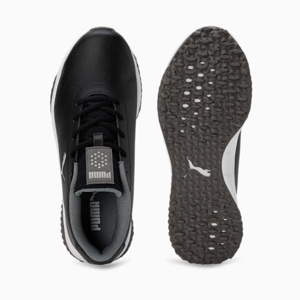 Fusion Tech Spikeless Men's Golf Shoes, PUMA Black-QUIET SHADE, extralarge-IND