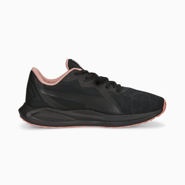 Twitch Runner Metallic Women's Running Shoes, PUMA Black-Hibiscus Flower, extralarge-AUS