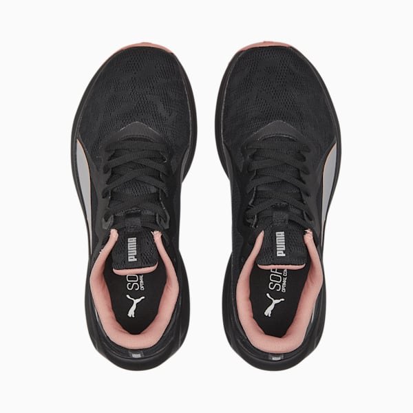 Twitch Runner Metallic Women's Running Shoes, PUMA Black-Hibiscus Flower, extralarge-AUS