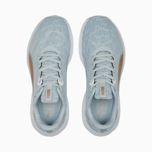 Twitch Runner Metallic Women's Running Shoes, Platinum Gray-Copper Rose, extralarge-IND