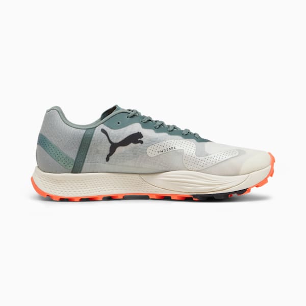 Tenis de carrera de montaña para hombre Fast-Trac Apex NITRO, Eucalyptus-Neon Sun, extralarge