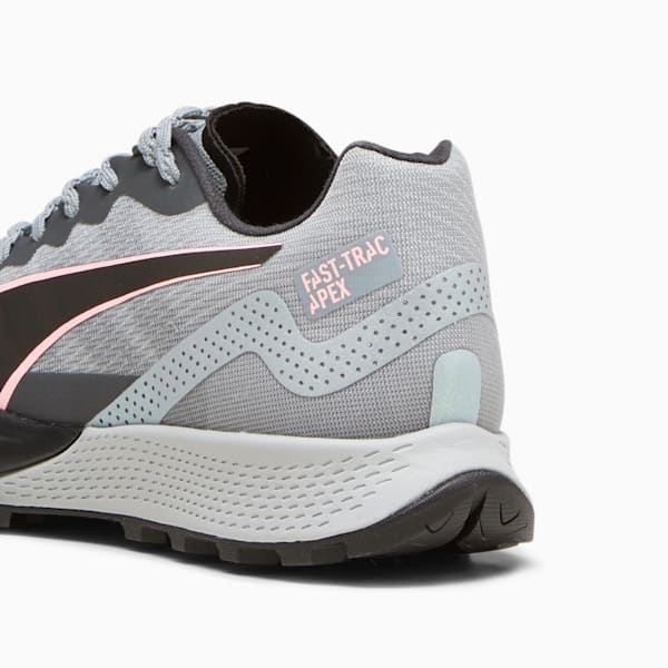 Tenis de carrera de montaña para mujer Fast-Trac Apex NITRO, Koral Ice-Cool Mid Gray-PUMA Black, extralarge