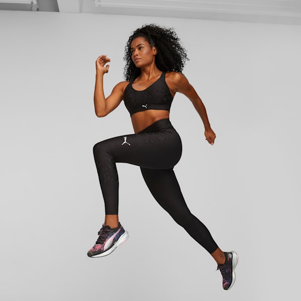 Tenis para correr Deviate NITRO 2 'Marathon Series' Mujer, PUMA Black-Strawberry Burst-Yellow Blaze, extralarge