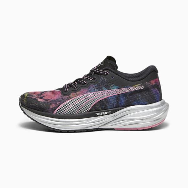 Chaussures de course à pied Deviate NITRO™ 2 'Marathon Series' Femme, PUMA Black-Strawberry Burst-Yellow Blaze, extralarge