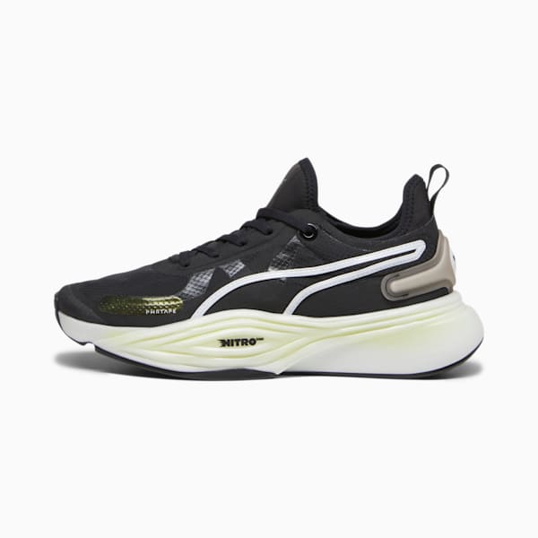 Tenis de entrenamiento PWR NITRO Squared para hombre, PUMA Black-PUMA White, extralarge