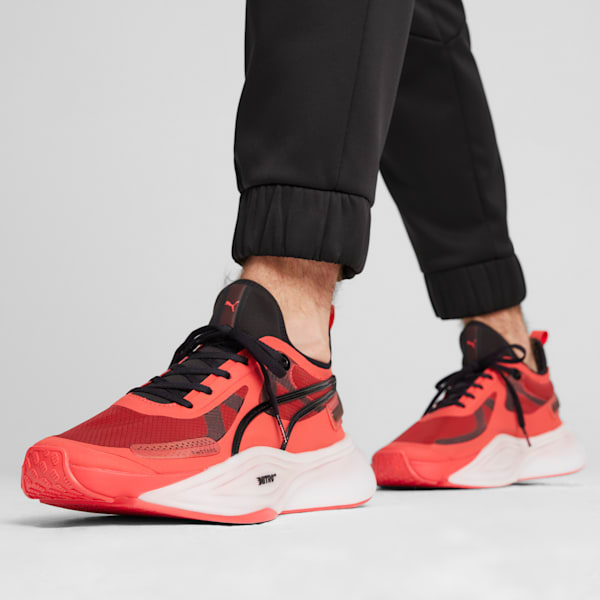 PWR NITRO™ SQD Men's Training Shoes, Active Red-PUMA Black, extralarge-IND