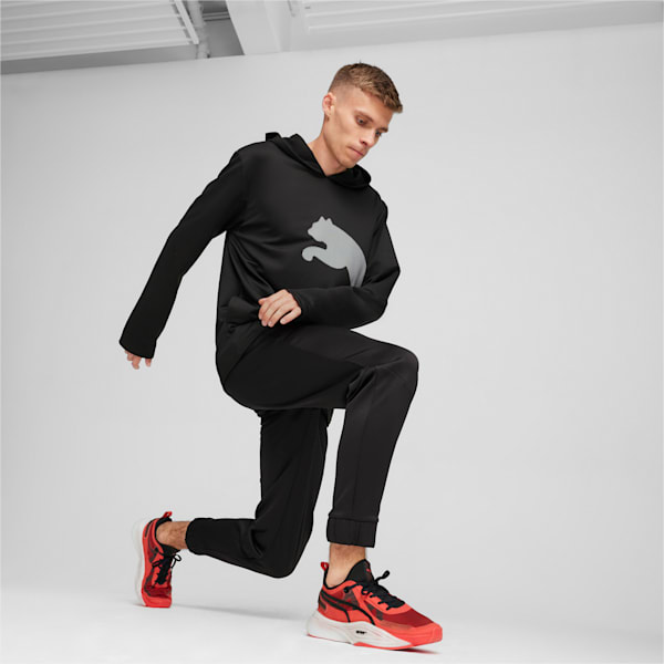 メンズ パワー ニトロ スクエアード トレーニング シューズ, Active Red-PUMA Black, extralarge-JPN