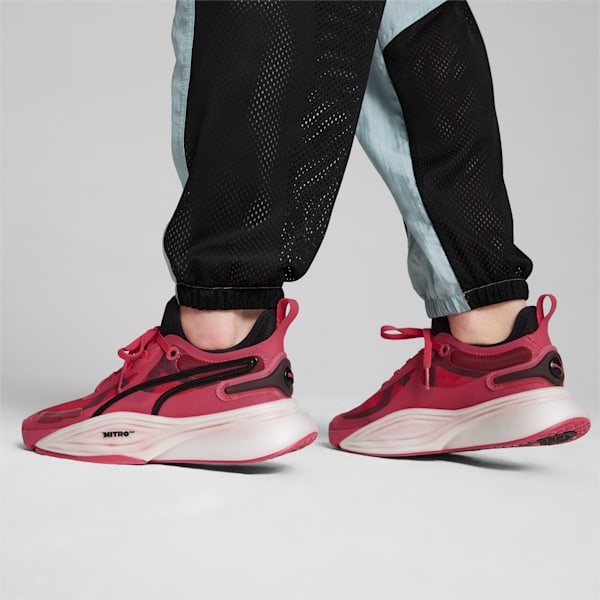 PWR NITRO™ SQD Women's Training Shoes, Garnet Rose-PUMA Black, extralarge-IND