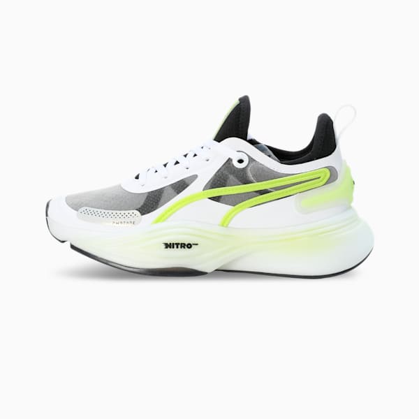 PWR NITRO™ SQD Women's Training Shoes, PUMA White-PUMA Black-Lime Pow, extralarge-IND