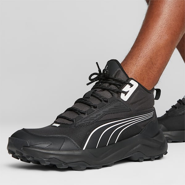 Obstruct Pro Mid Trail Men's Shoes, PUMA Black-Dark Coal-PUMA White, extralarge