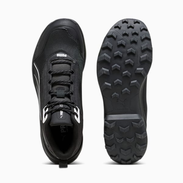 Obstruct Pro Mid Unisex Trail Running Shoes, PUMA Black-Dark Coal-PUMA White, extralarge-IND