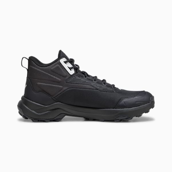 Obstruct Pro Mid Unisex Trail Running Shoes, PUMA Black-Dark Coal-PUMA White, extralarge-IND