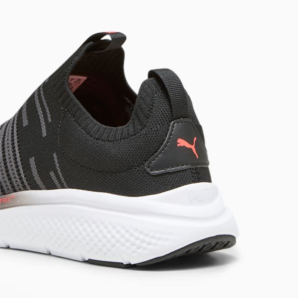 ユニセックス  ソフトライド プロ エコー スリッポン ランニングシューズ, PUMA Black-PUMA White-Fire Orchid, extralarge-JPN