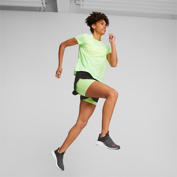 ユニセックス ソフトライド プロ エコー スリップ オン ランニングシューズ, PUMA Black-PUMA White-Fire Orchid, extralarge-JPN