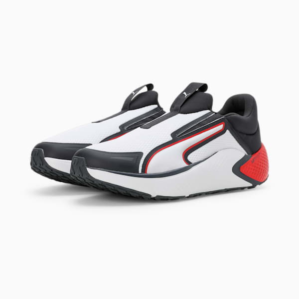 SOFTRIDE Pro Coast Slip-On Unisex Training Shoes, PUMA White-Strong Gray, extralarge-IND