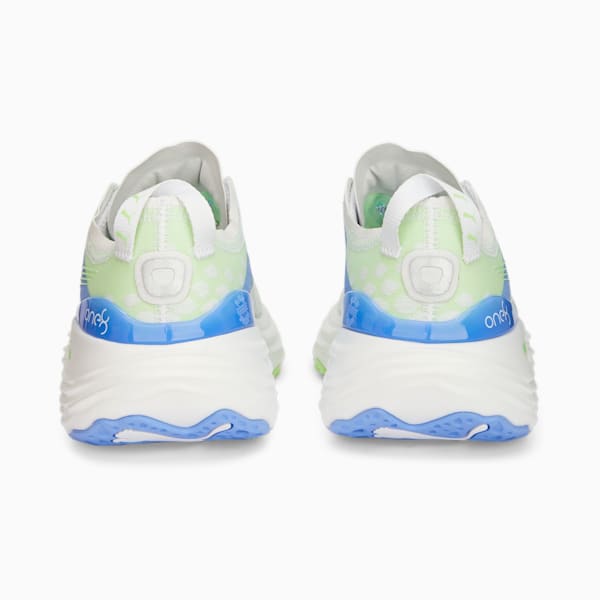 Foreverrun Nitro One8 Men's Running Shoes, PUMA White-Fizzy Lime-Elektro Purple