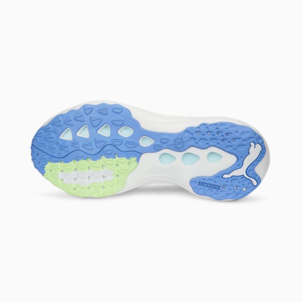 Foreverrun Nitro One8 Men's Running Shoes, PUMA White-Fizzy Lime-Elektro Purple
