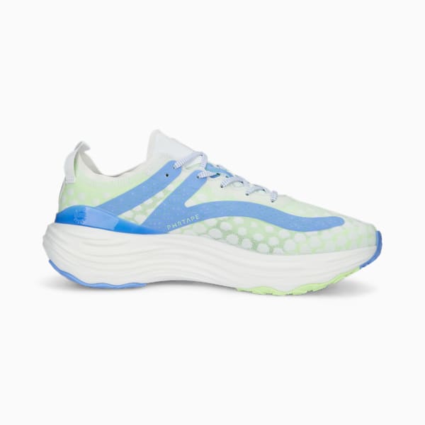 Foreverrun Nitro one8 Men's Running Shoes, PUMA White-Fizzy Lime-Elektro Purple, extralarge-IND