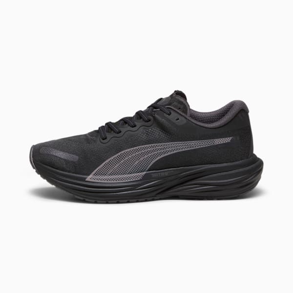 メンズ ディヴィエイト ニトロ 2 ウォータープルーフ ランニングシューズ, PUMA Black-Dark Coal, extralarge-JPN