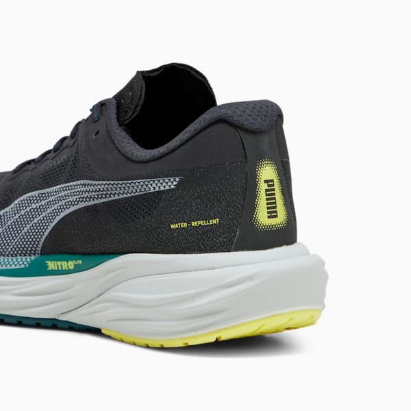 Deviate NITRO™ 2 WTRepel Men's Running Shoes, PUMA Black-Yellow Burst-Malachite, extralarge