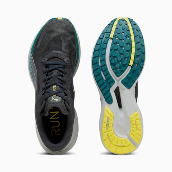 Deviate NITRO™ 2 WTRepel Men's Running Shoes, PUMA Black-Yellow Burst-Malachite, extralarge