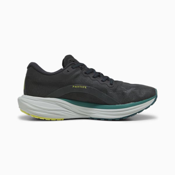 Tenis para correr Deviate NITRO™ 2 WTrepel para hombre, PUMA Black-Yellow Burst-Malachite, extralarge