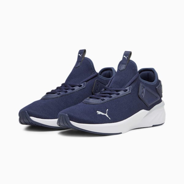 Amare Fresh Running Shoes, PUMA Navy-PUMA White-Ash Gray, extralarge-IND