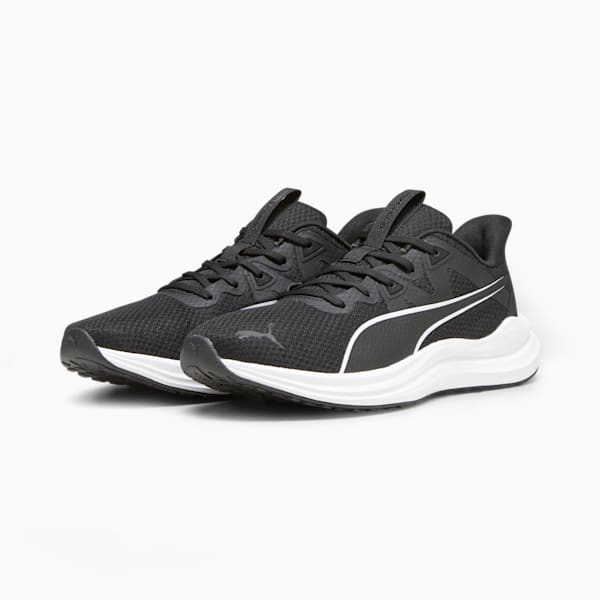 Tenis para correr Reflect Lite, PUMA Black-PUMA Black-PUMA White, extralarge