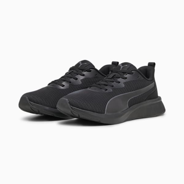 Flyer Lite Unisex Running Shoes, PUMA Black-Cool Dark Gray, extralarge-IND