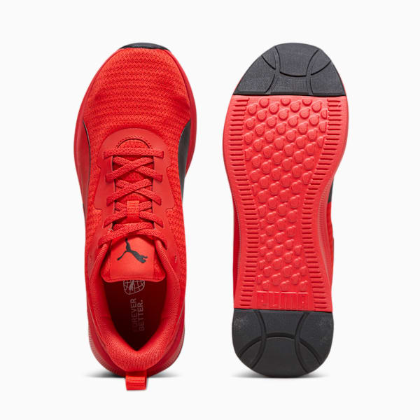 Flyer Lite Running Shoes, For All Time Red-PUMA Black, extralarge-IND