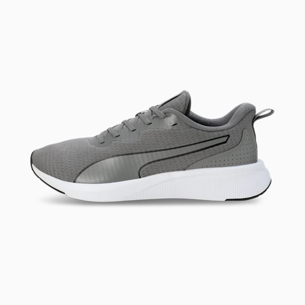 Flyer Lite Running Shoes, Cast Iron-PUMA White, extralarge-IND