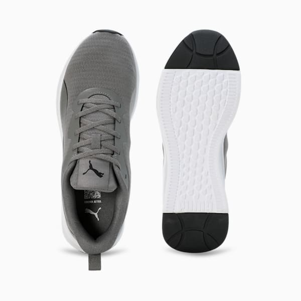 Flyer Lite Running Shoes, Cast Iron-PUMA White, extralarge-IND