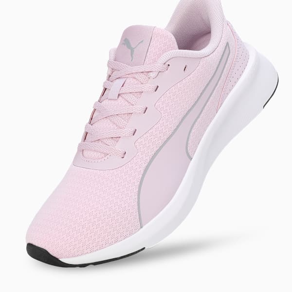 Flyer Lite Running Shoes, Grape Mist-PUMA Silver, extralarge-IND