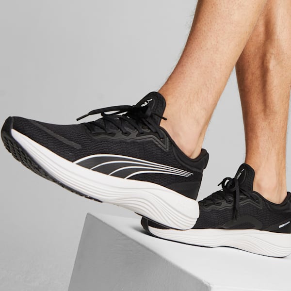 ユニセックス センド プロ ランニングシューズ, PUMA Black-PUMA White, extralarge-JPN