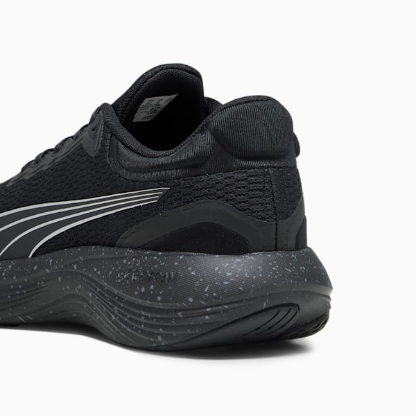 Tenis para correr Scend Pro para hombre, PUMA Black-Cool Dark Gray-PUMA Silver, extralarge