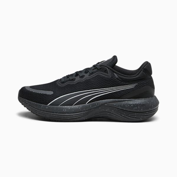 Zapatos para correr Scend Pro, PUMA Black-Cool Dark Gray-PUMA Silver, extragrande