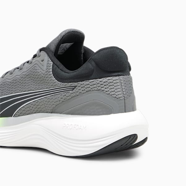 Scend Pro Running Shoes, Cool Dark Gray-Speed Green-PUMA Silver, extralarge-IND
