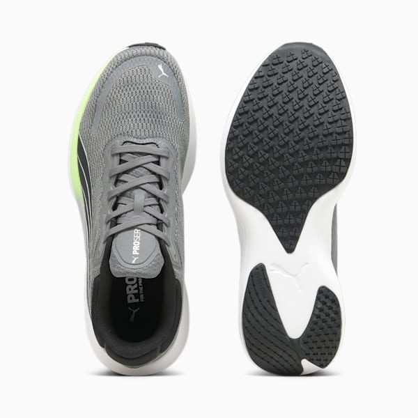 Scend Pro Running Shoes, Cool Dark Gray-Speed Green-PUMA Silver, extralarge-IND