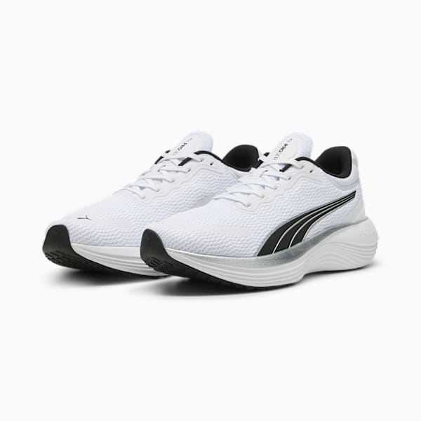 Scend Pro Running Shoes, PUMA White-PUMA Black-PUMA Silver, extralarge-GBR