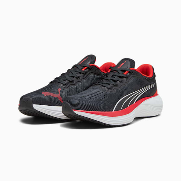 Scend Pro Engineered Unisex Running Shoes, PUMA Black-PUMA Red-PUMA White, extralarge-IND