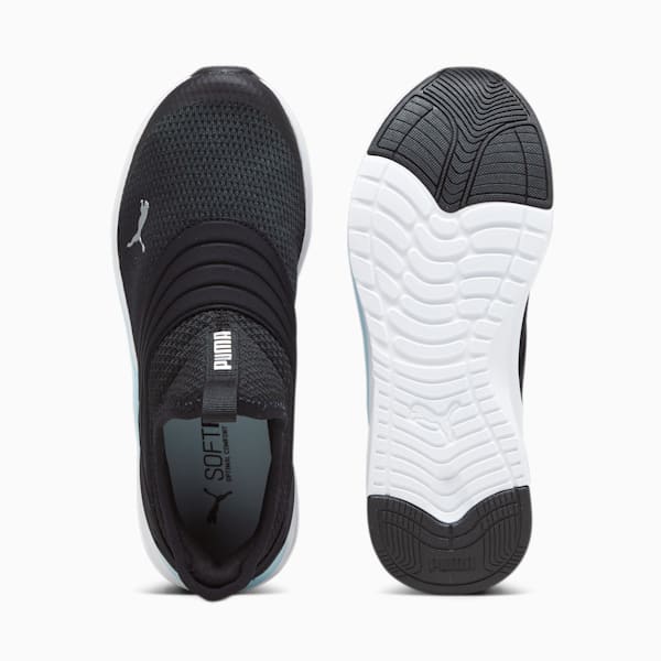 Softride Sophia 2 Women's Slip-On Shoes, PUMA Black-Icy Blue-PUMA White-PUMA Silver, extralarge-IND