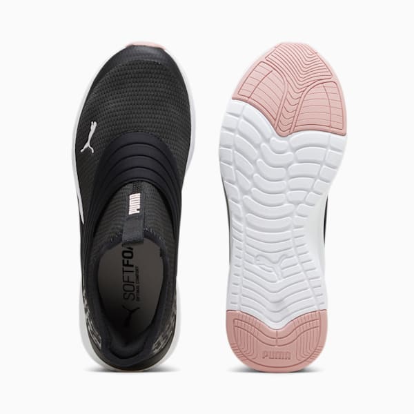 SOFTRIDE Sophia 2 Lux Slip-On Women's Shoes, PUMA Black-Future Pink-Frosty Pink-PUMA White, extralarge-IND