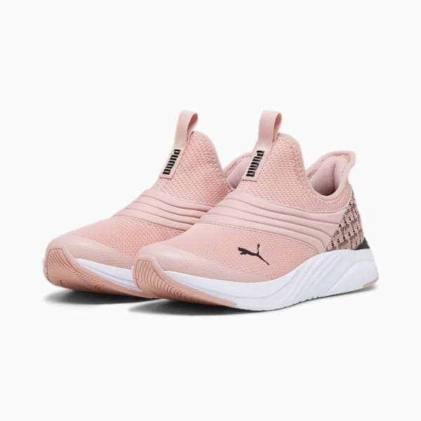 SOFTRIDE Sophia 2 Lux Slip-On Women's Shoes, Future Pink-PUMA White-PUMA Black, extralarge-IND