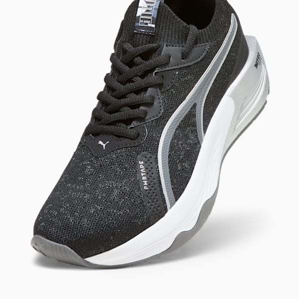 PWR XX NITRO™ Luxe Retro Glam Women's Training Shoes, PUMA Black-Cool Dark Gray-PUMA Silver, extralarge