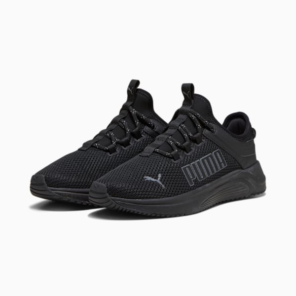 SOFTRIDE Astro Slip-on Unisex Running Shoes, PUMA Black-Cool Dark Gray, extralarge-IDN