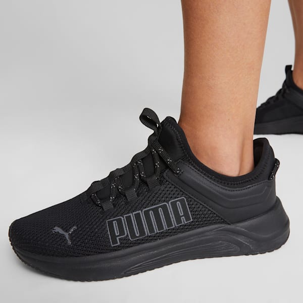 SOFTRIDE Astro Slip-on Running Shoes, PUMA Black-Cool Dark Gray, extralarge-IND