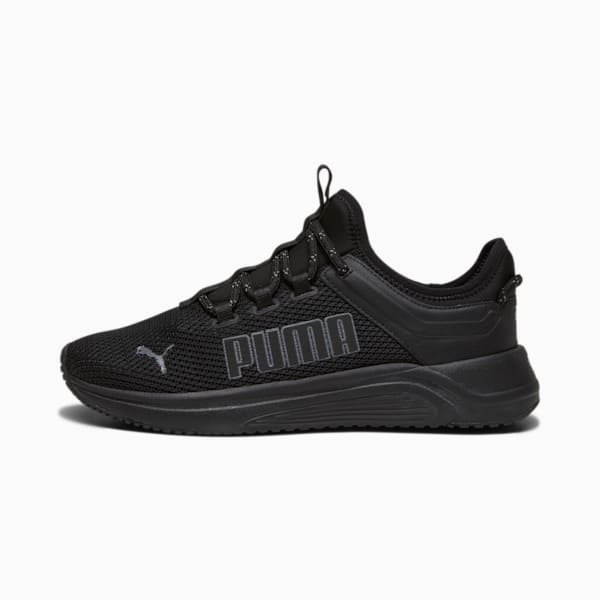 SOFTRIDE Astro Slip-on Unisex Running Shoes, PUMA Black-Cool Dark Gray, extralarge-IDN