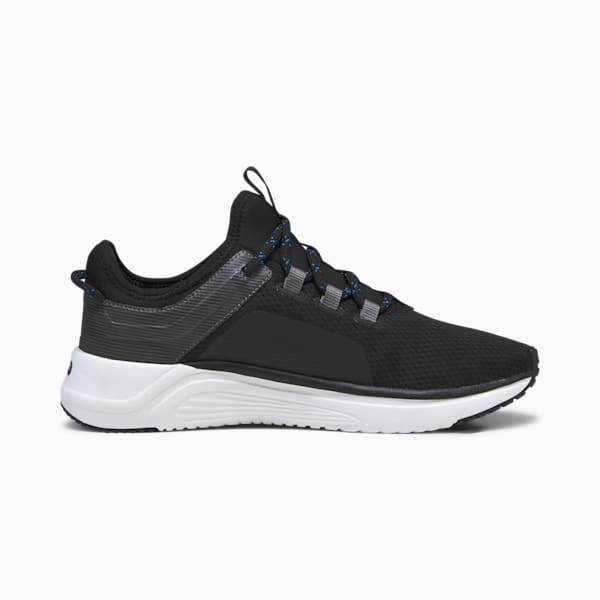 Tenis sin cordones Softride Astro Hyperwave para hombre, PUMA Black-Cool Dark Gray-Racing Blue-PUMA White, extralarge