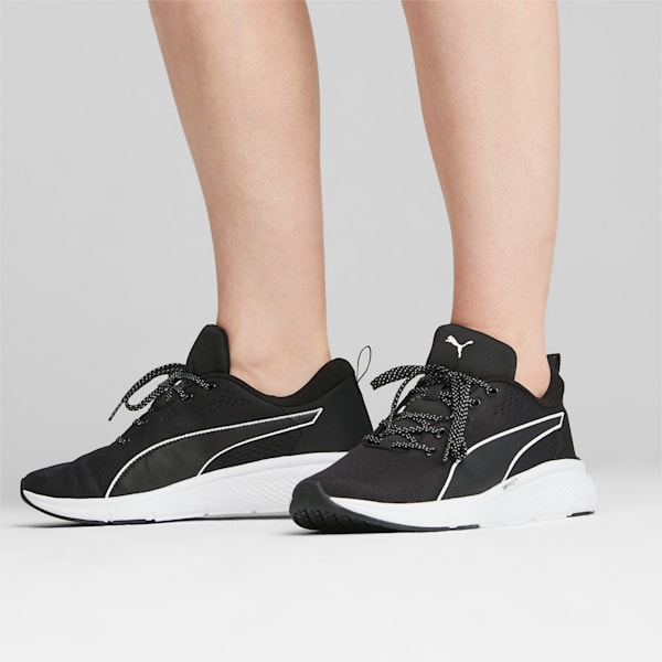 Softride Pro Echo Unisex Running Shoes, PUMA Black-PUMA Black-PUMA White, extralarge-IND