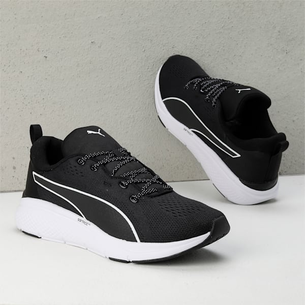 Softride Pro Echo Unisex Running Shoes, PUMA Black-PUMA Black-PUMA White, extralarge-IND